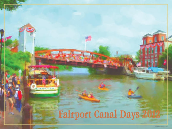 2012 Canal Days Poster